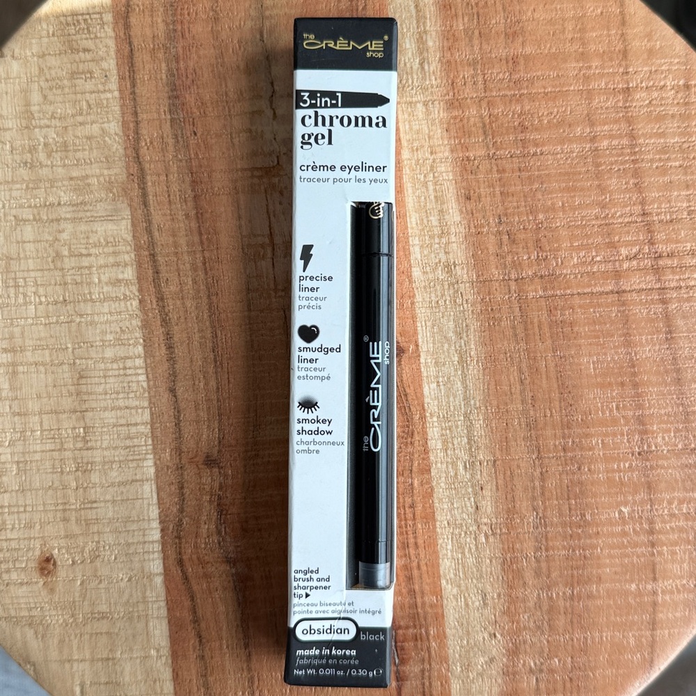 Crème 3-in-1 Chroma Gel Eyeliner in Obsidian Black